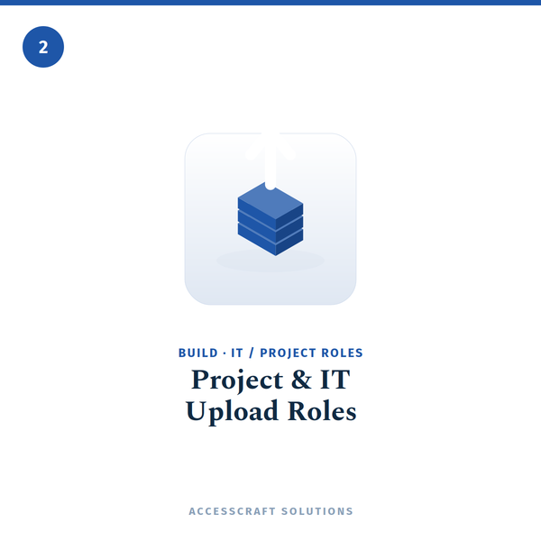 2. SAP S/4HANA - Project & IT Dev, QA and Prd Upload Roles